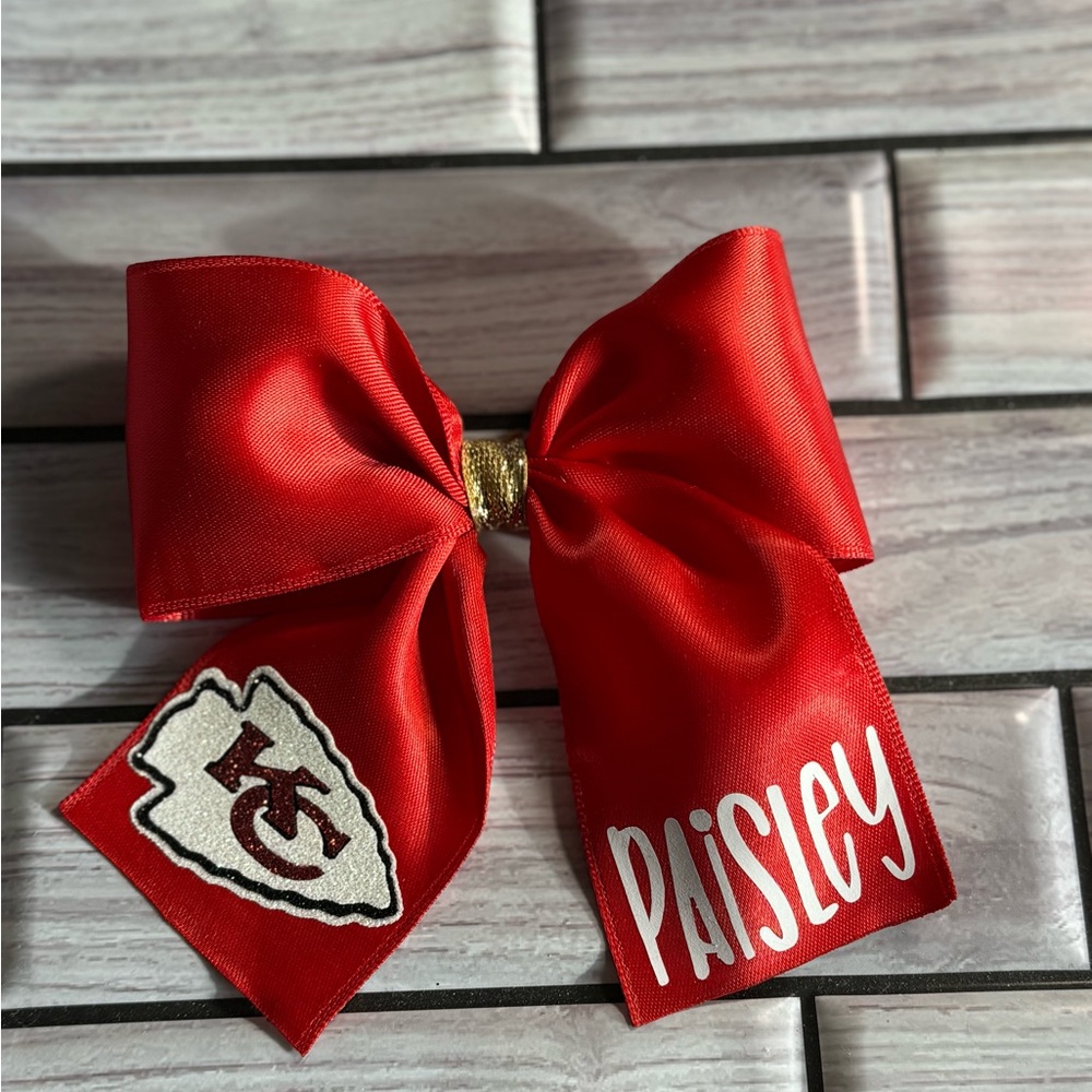 Football Cheer bow